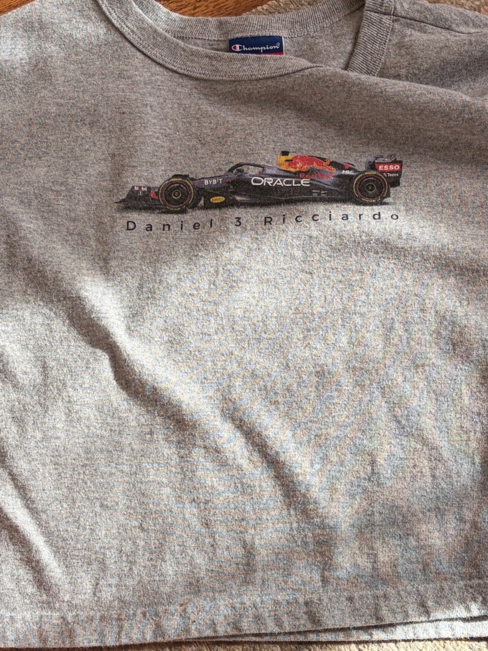 Champion Gray Short-Sleeve Racing Graphic Tee - Picture 3 of 3